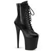 Pleaser - FLAMINGO1020 Platform Boots, Pole dance shoes - Black Product image